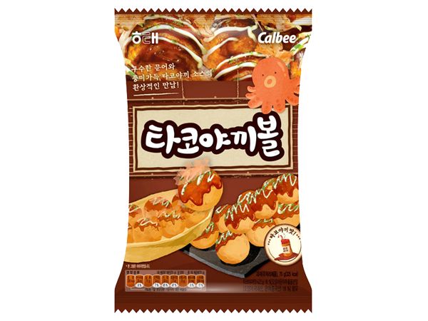 【韓國 Calbee 海太】章魚燒餅乾(70g)