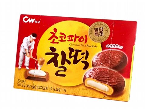 韓國 CW~巧克力打糕(5入)  進口零食/ 團購